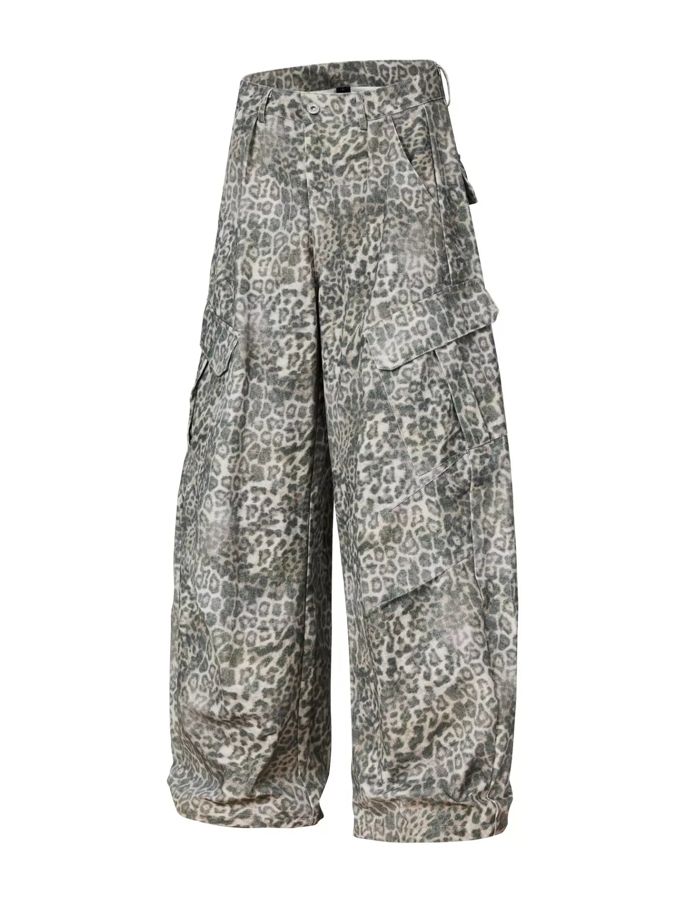 Men's Leopard Print Cargo Pants