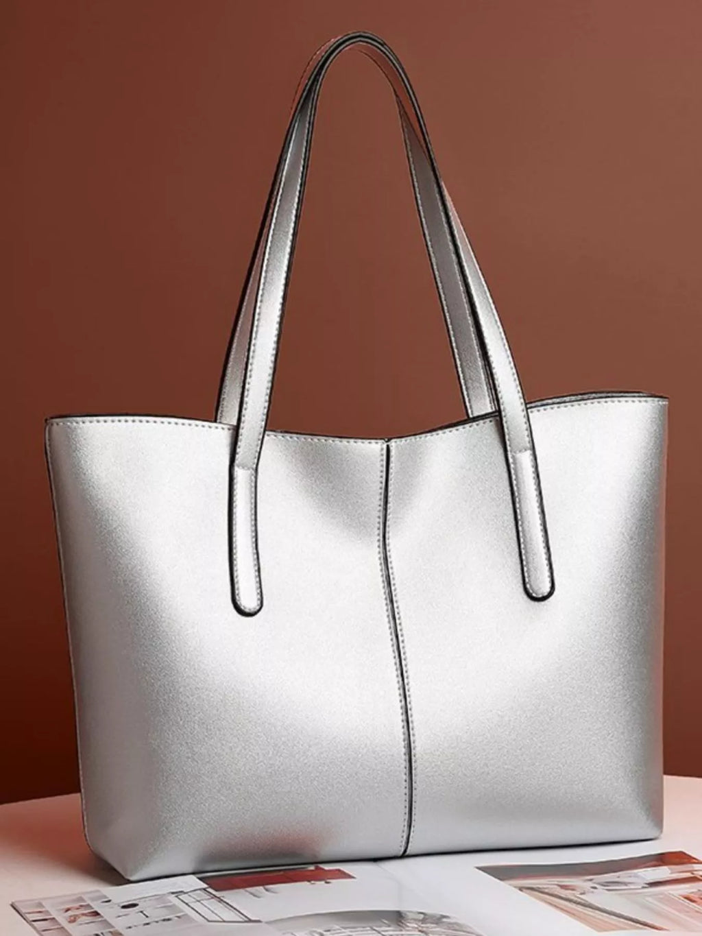 PU Leather Tote Bag