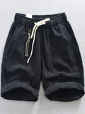 Men's Plus Size Drawstring Casual Shorts