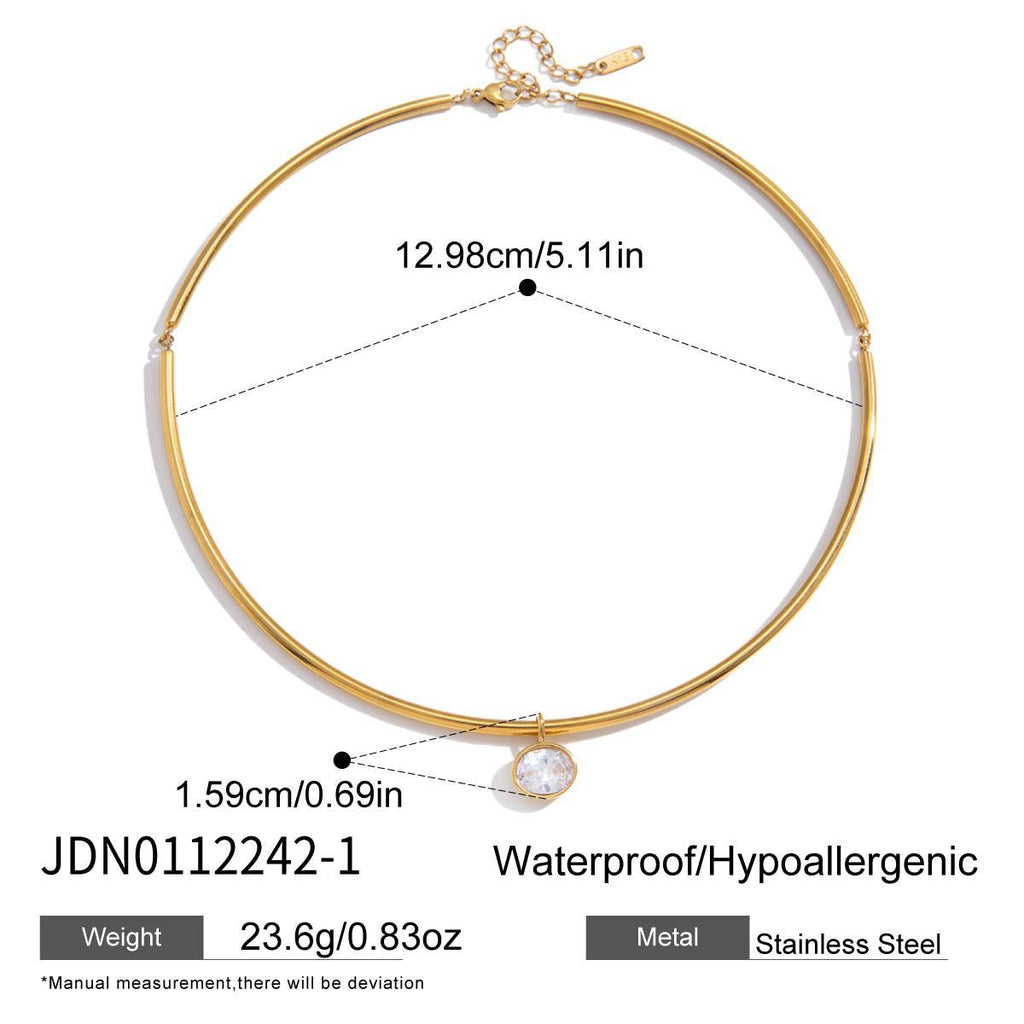 Zircon Choker Necklace Collection
