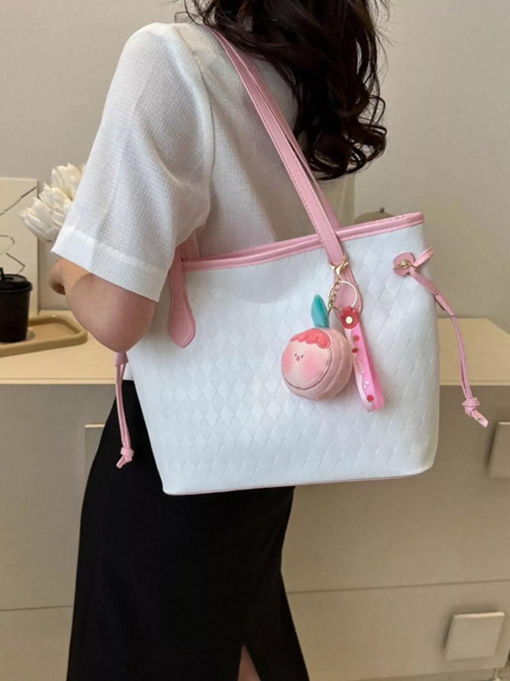 Woven Pattern Tote Bag