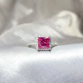 2 Carat 925 Sterling Silver Moissanite Ring