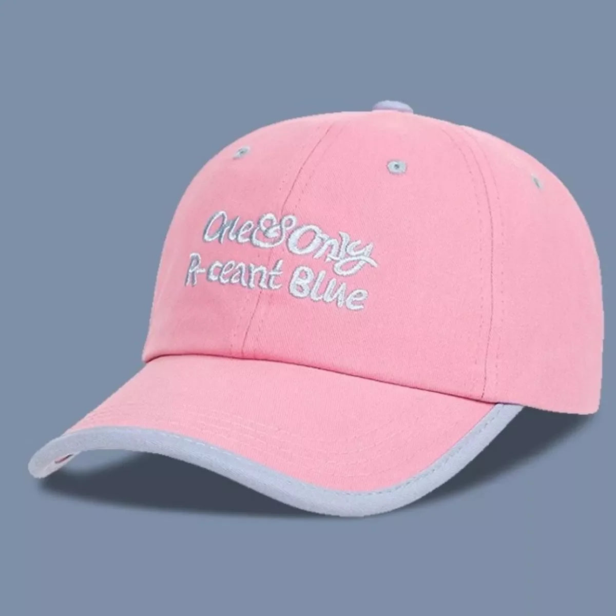 Contrast Embroidered Baseball Cap