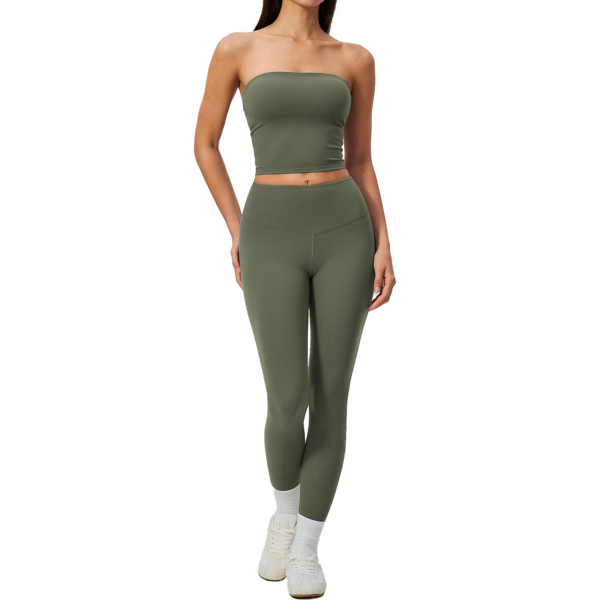Running Sports New Strapless Yoga Suit Set