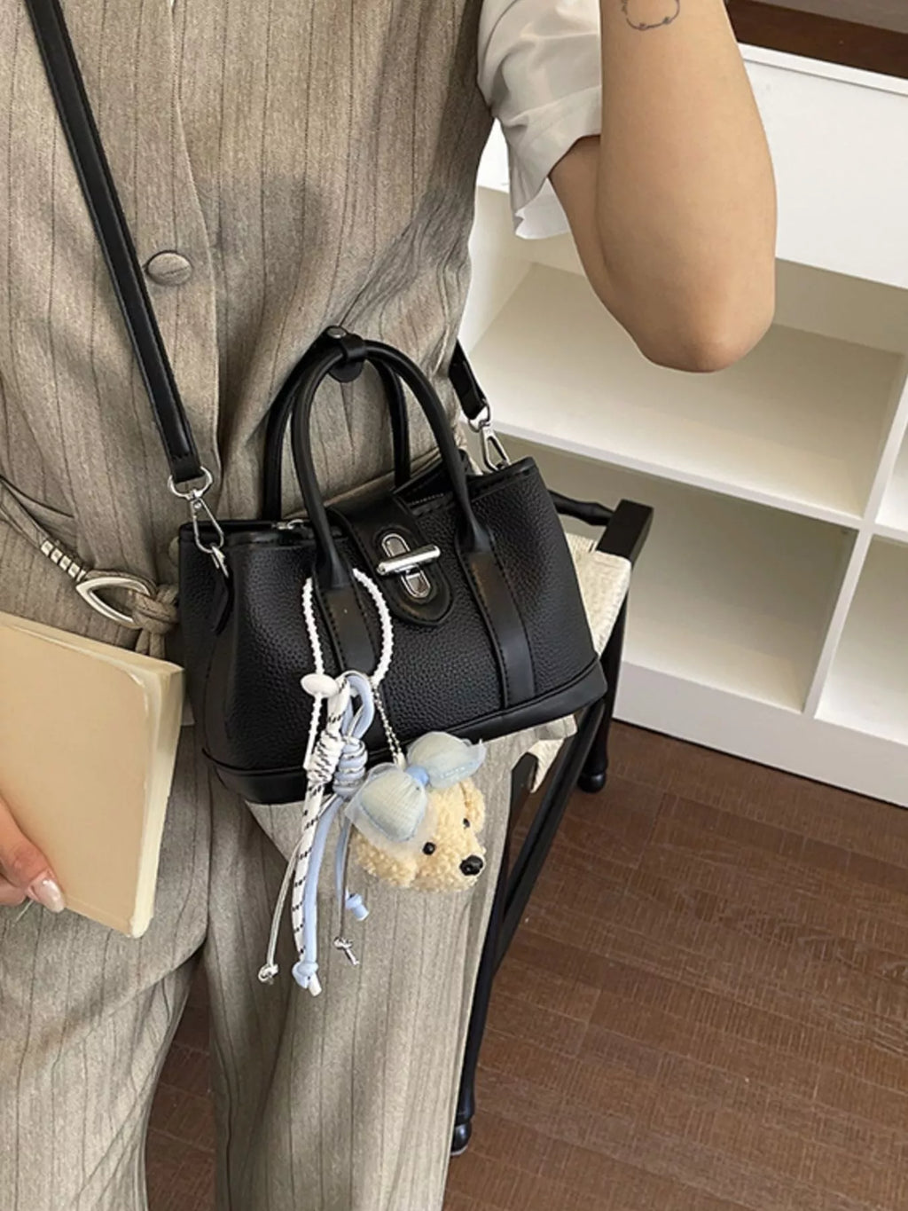 Top Handle Crossbody Bag