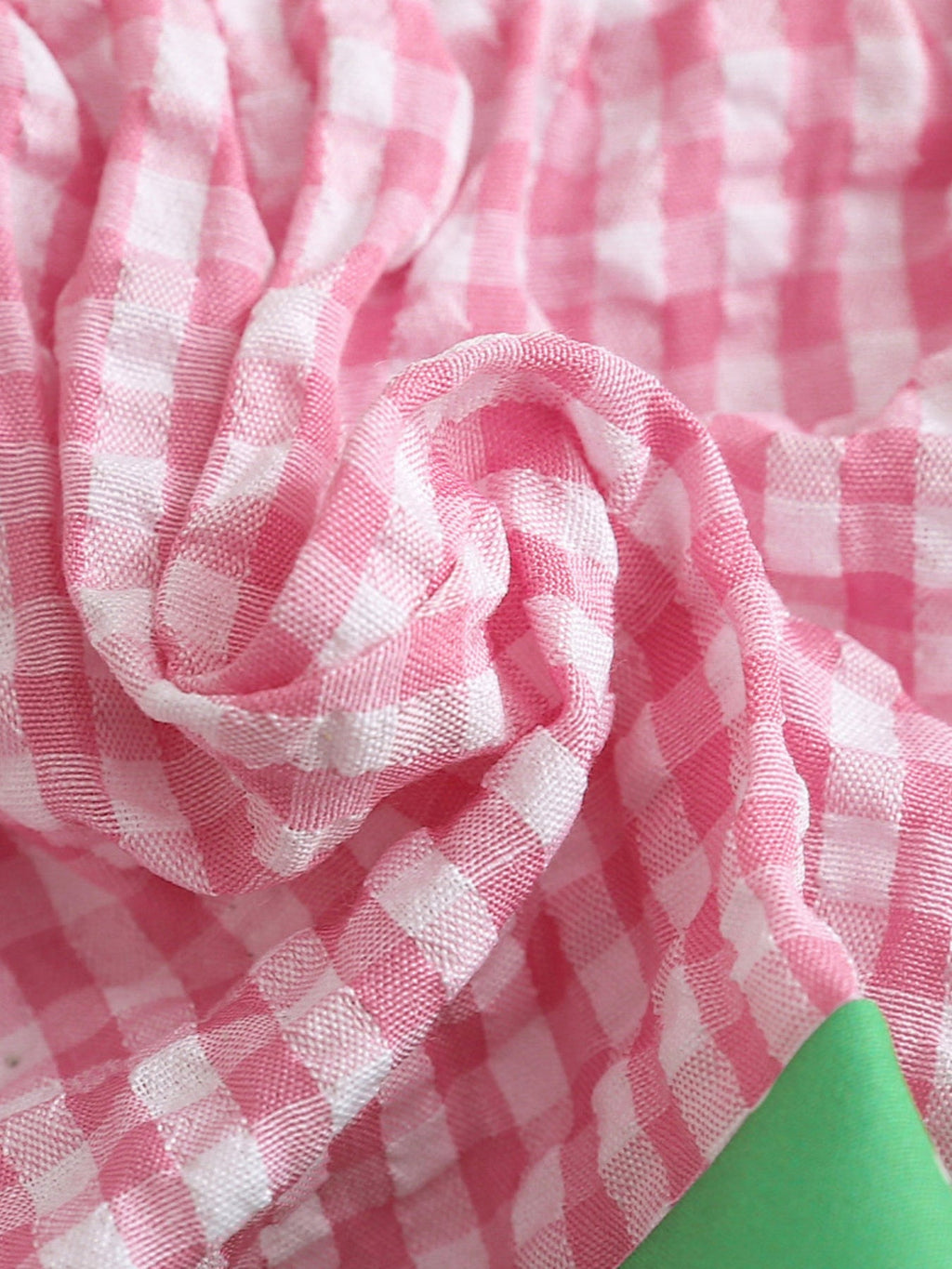 Children's Watermelon Gingham Smocked Dress