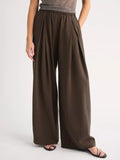 Elastic Waist Relaxed Fit Pants