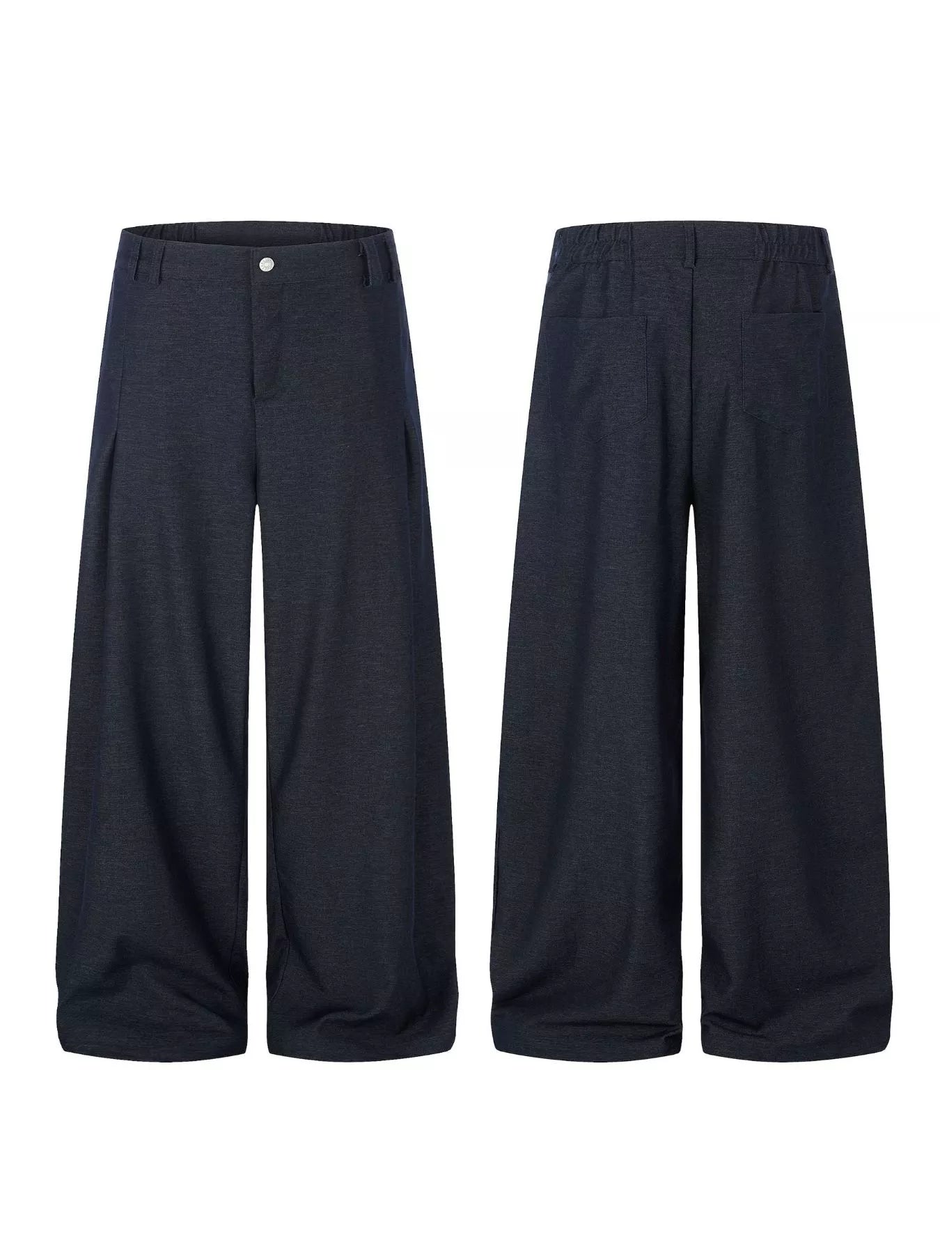 Men's Wide Leg Pleated Pants