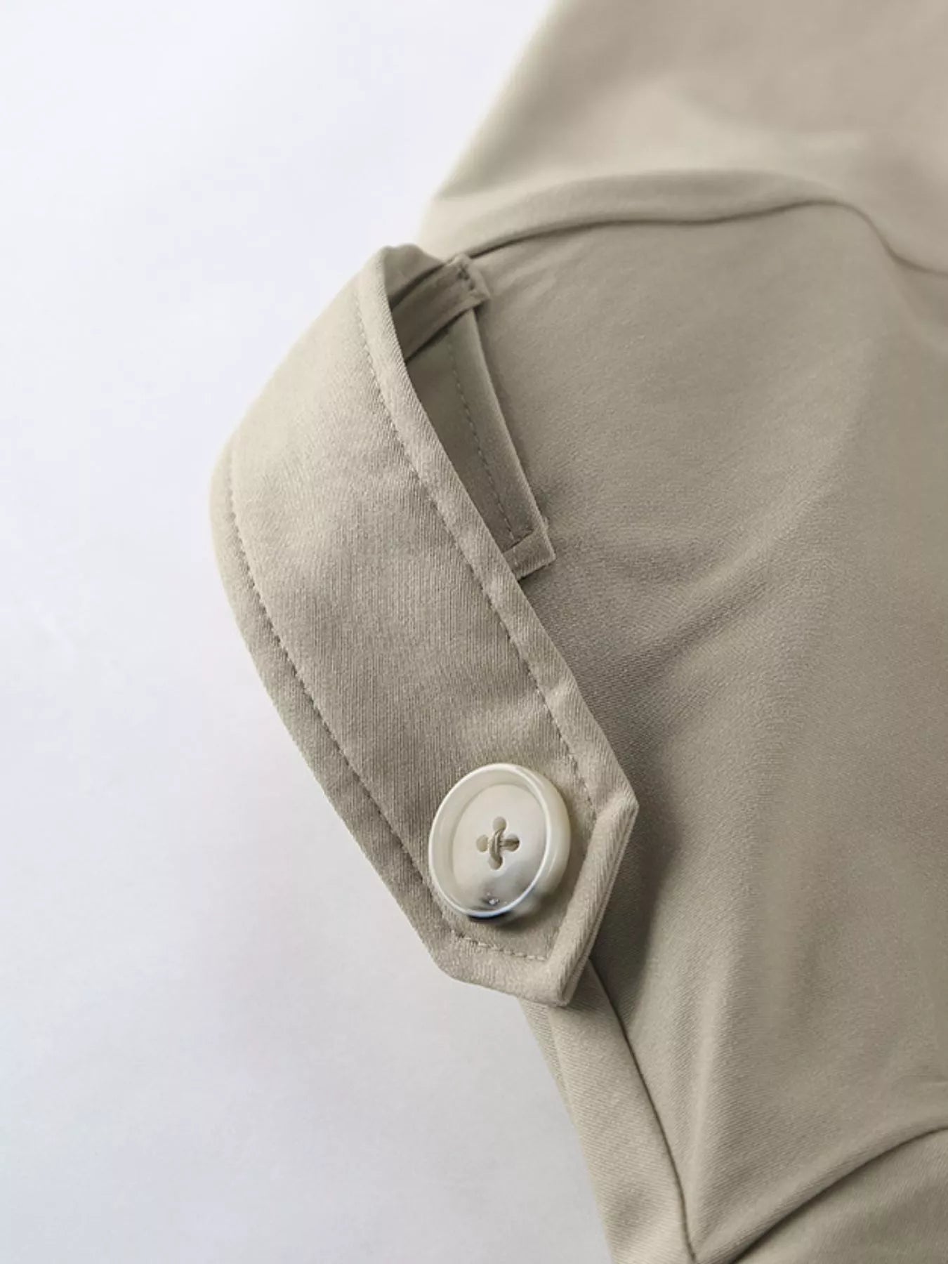 Chic Double-Breasted Belted Trench Coat
