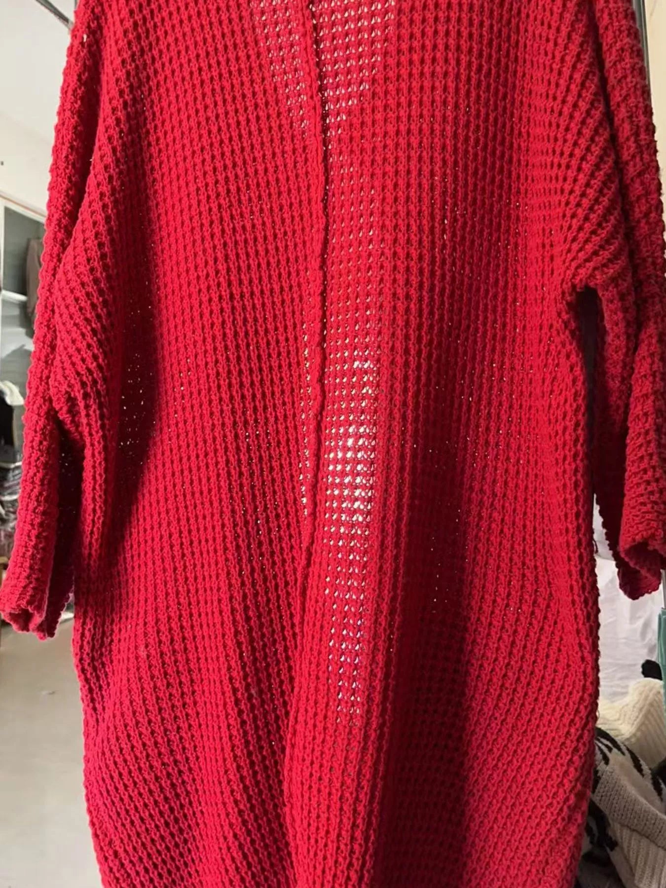 Chunky Knit Open Front Cardigan