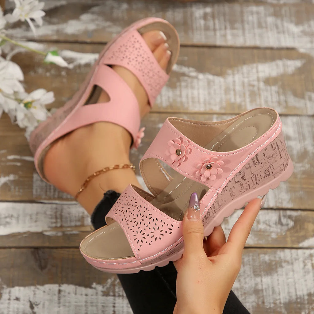Open Toe Wedge Sandals