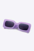 Polycarbonate Frame Rectangle Sunglasses – Lilac