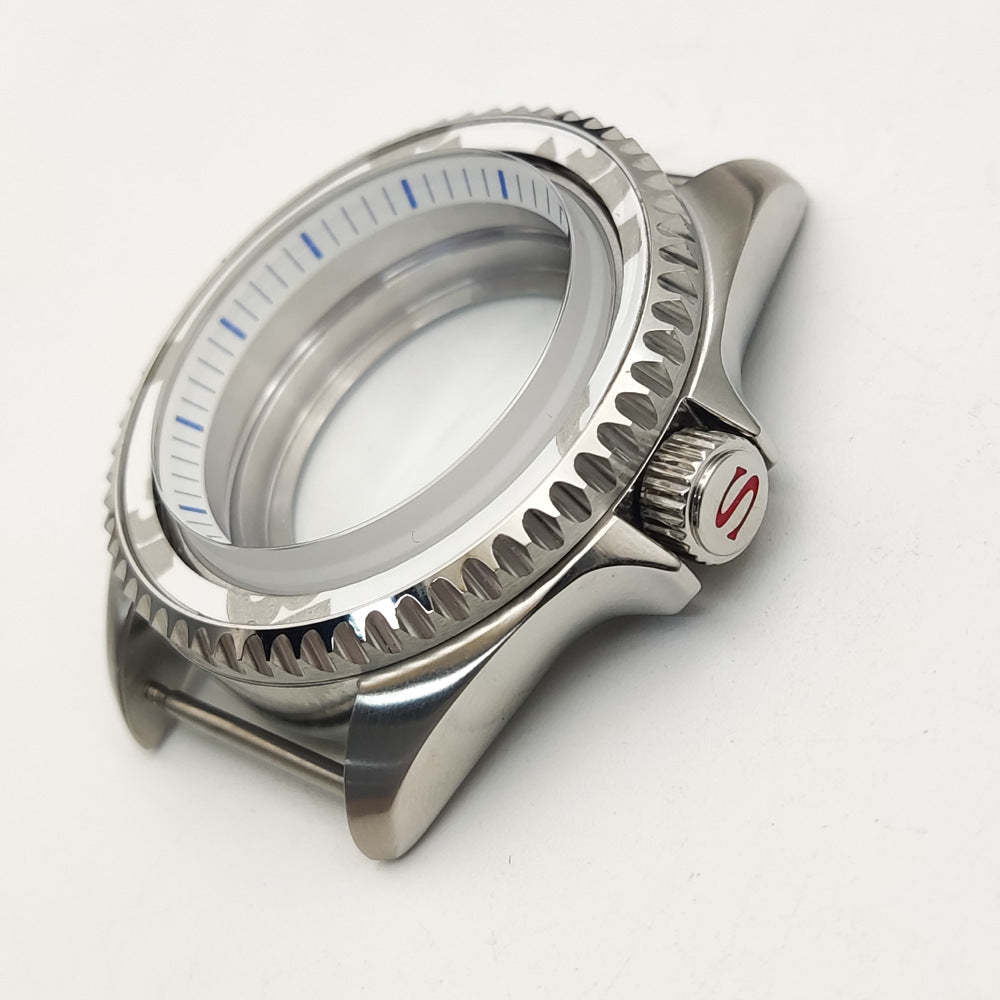 Stainless Steel Case Sapphire Crystal Mens Mechanical Watch Modification