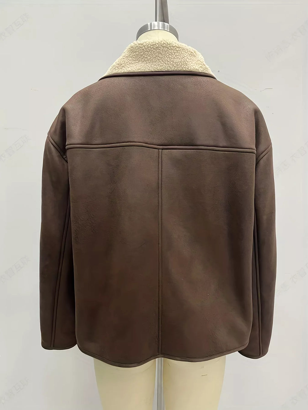 Sherpa Lined Button Down Outerwear