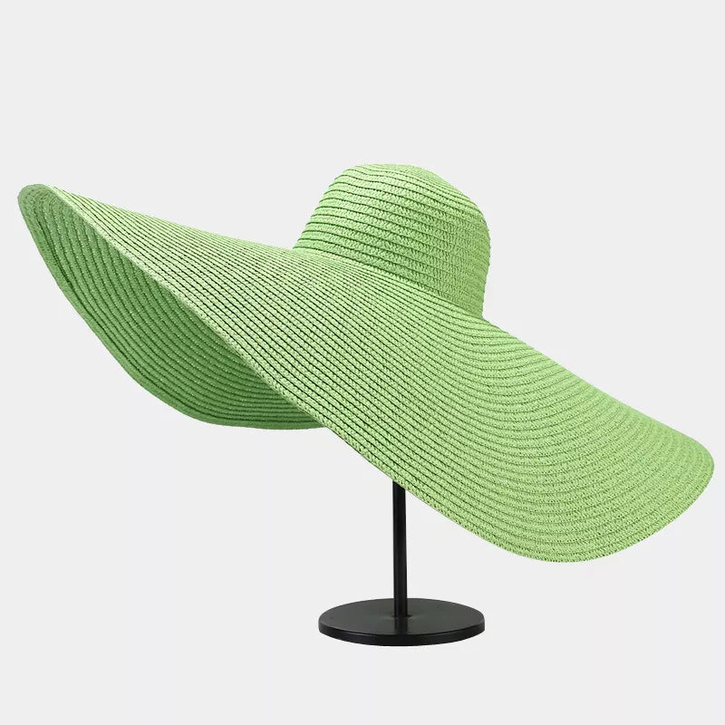 Oversized Wide Brim Straw Sun Hat