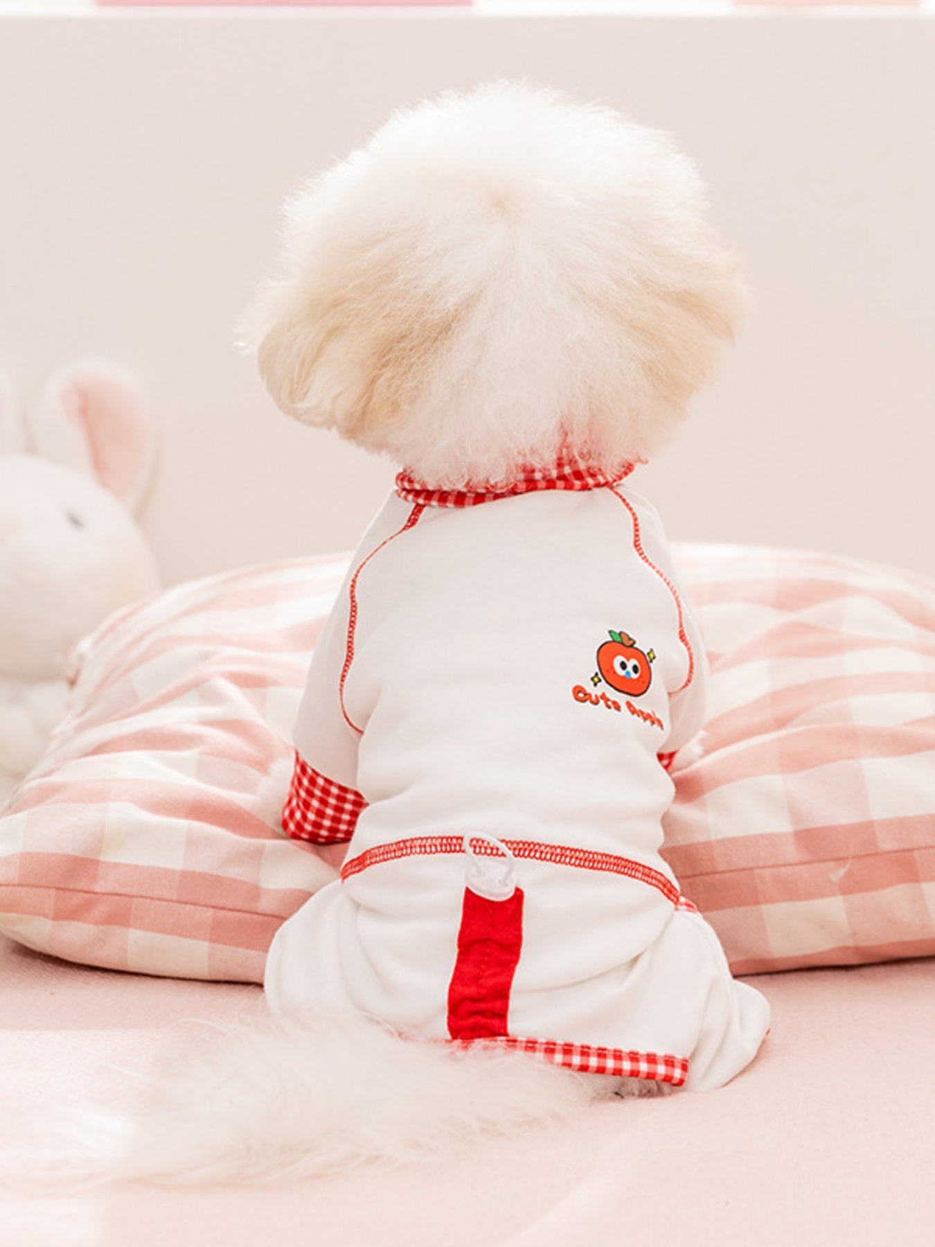 Contrast Soft Pet Pajamas