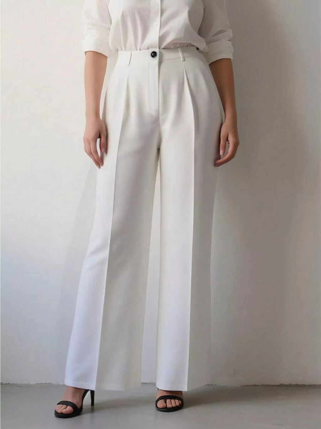 High-Waisted Wide Leg Pants