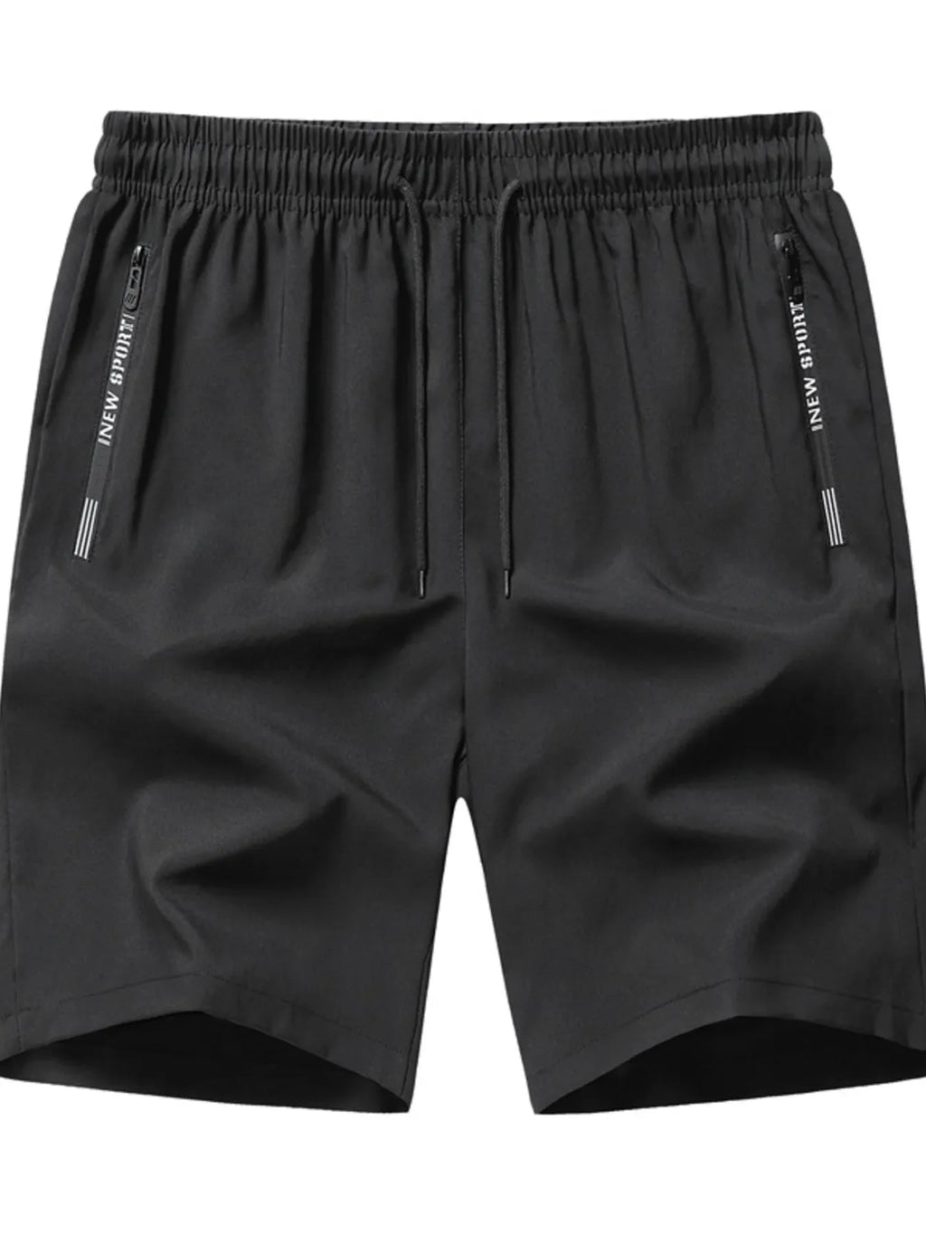 Men's Plus Size Drawstring Shorts with Pockets