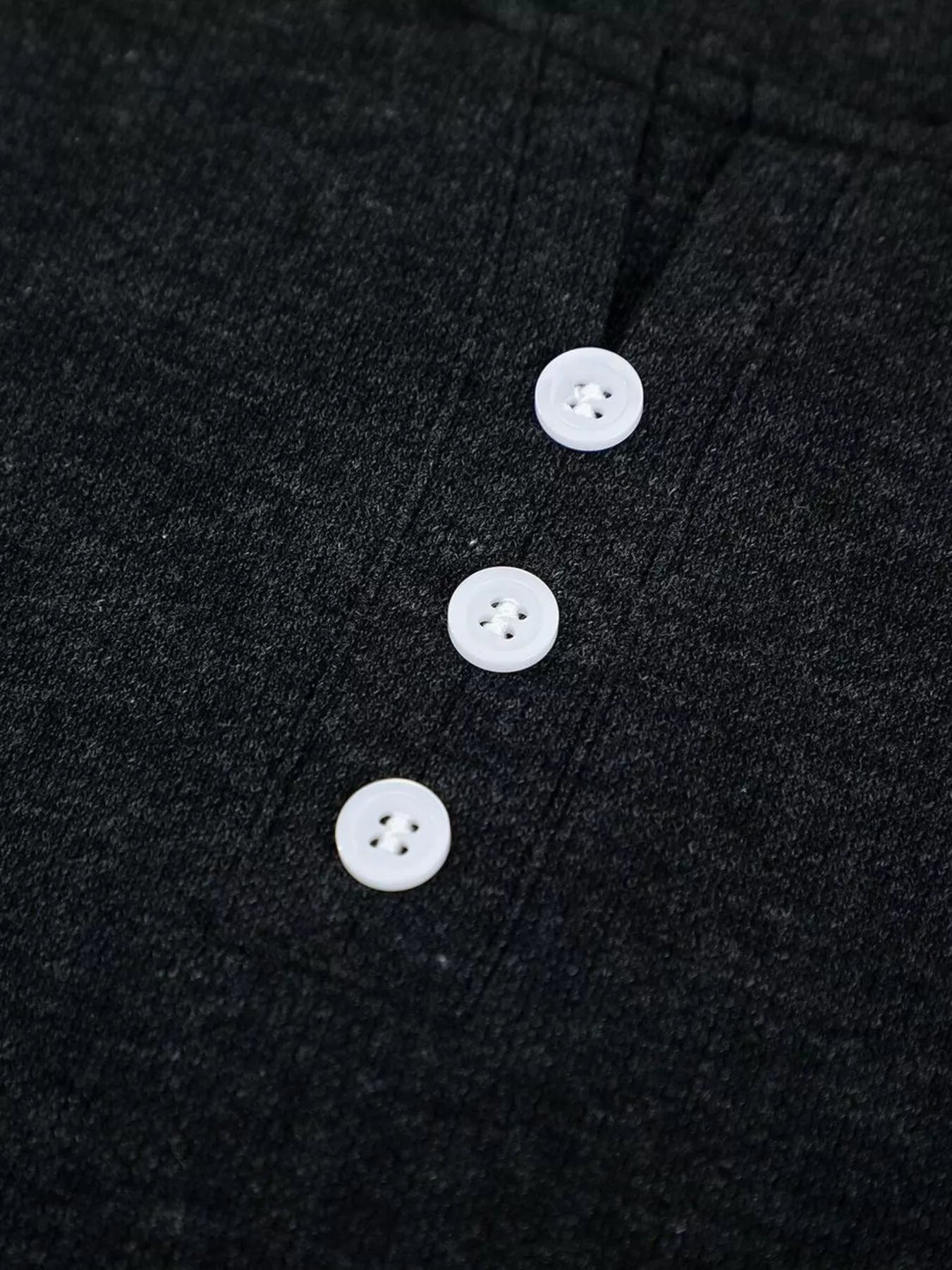 Men's Henley T-Shirt with Button Detail