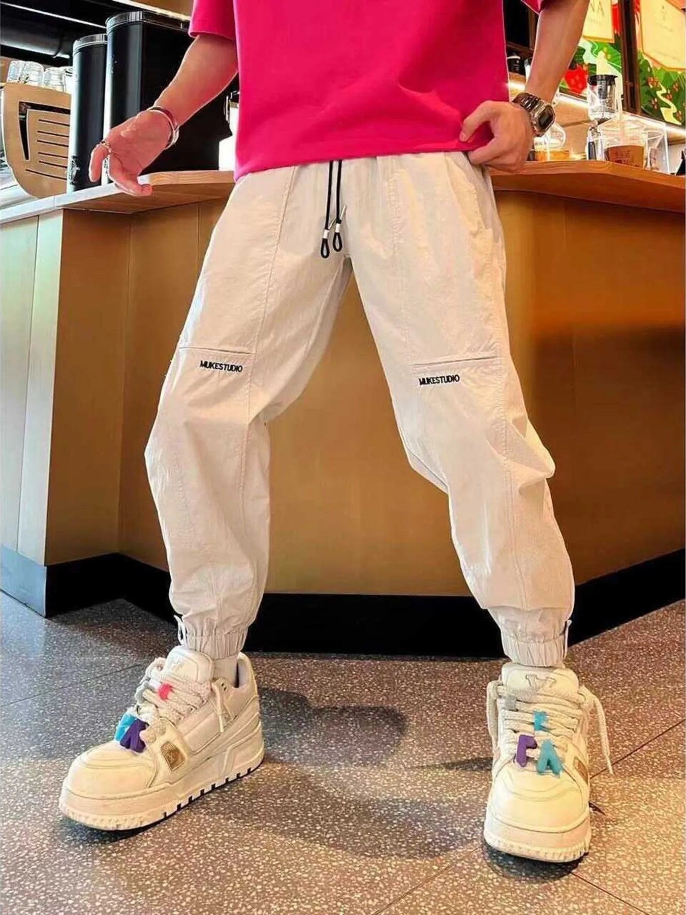 Men's Plus Size Lightweight Casual Joggers