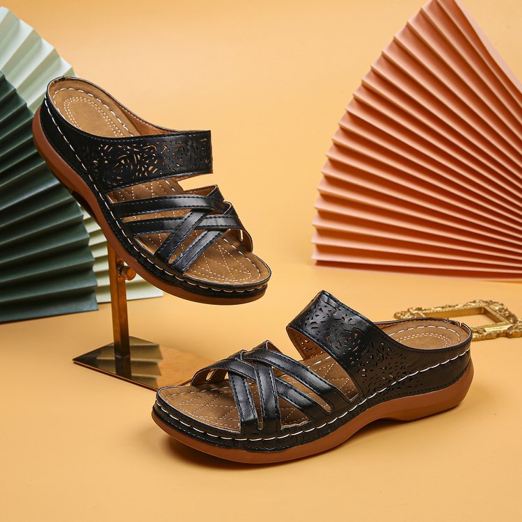 Open Toe Wedge Sandals