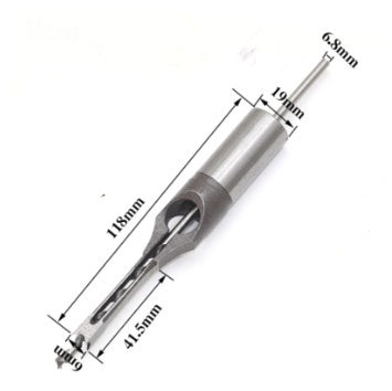 Square hole drill bit