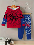Children's Spider Web Hoodie and Pants Set
