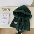 Knitted Winter Scarf Hat