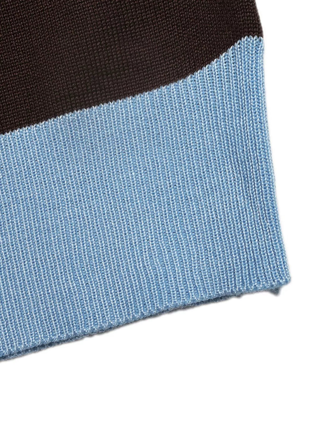Striped Polo Collar Sweater