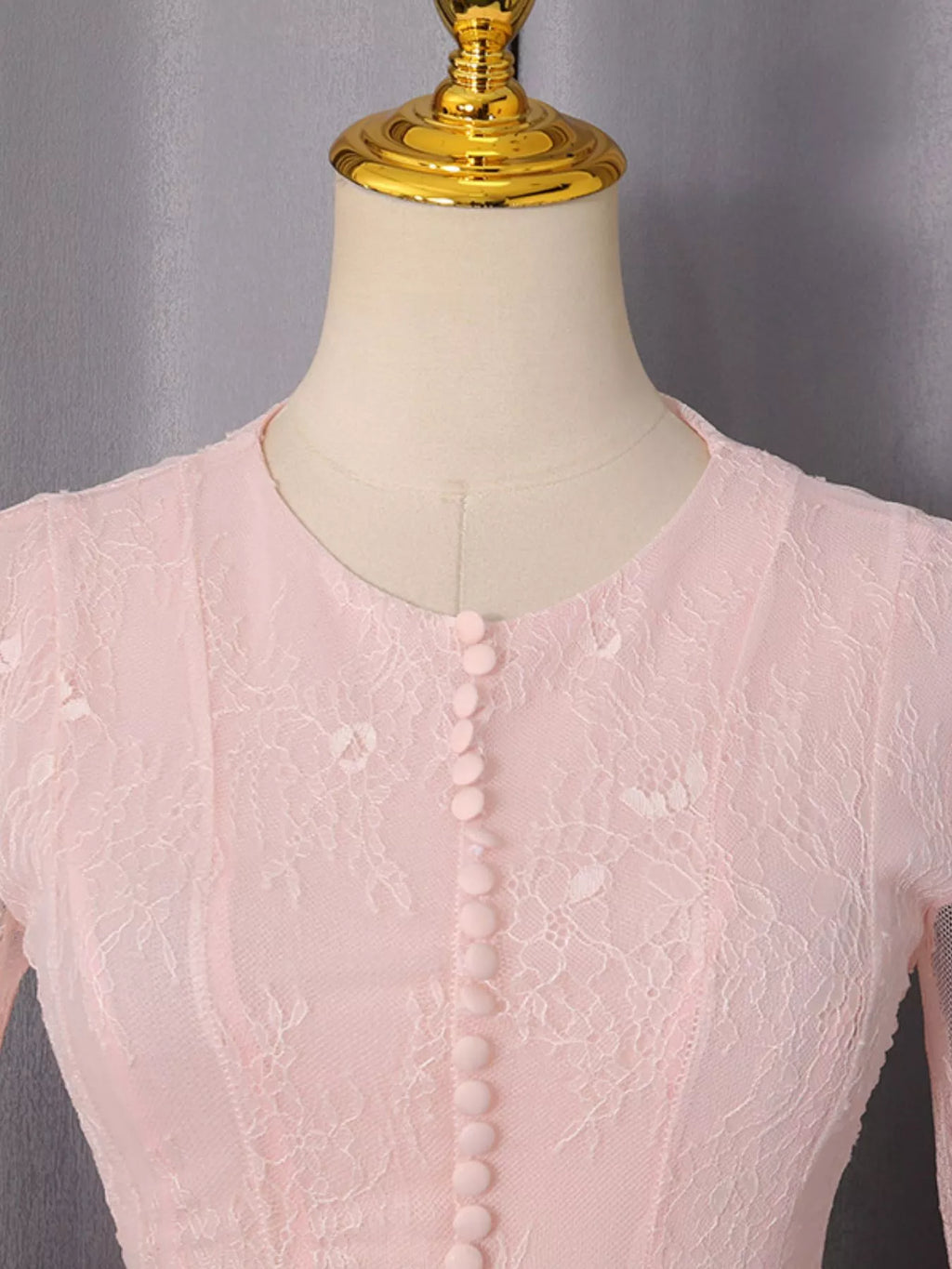 Lace Flare Sleeve Mini Dress