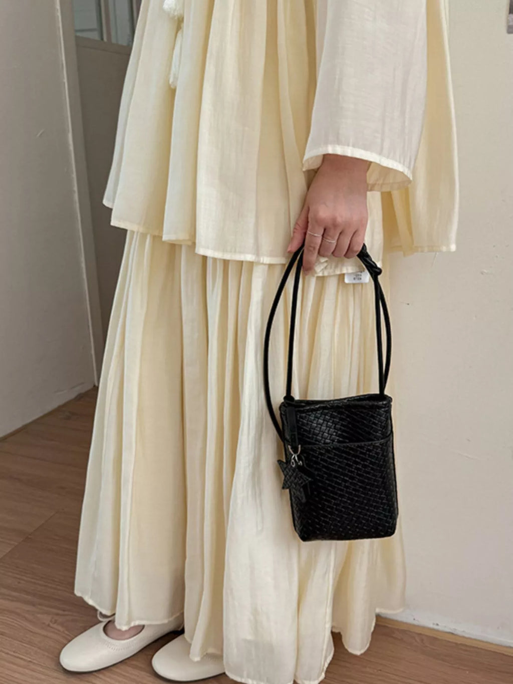 Woven Texture Crossbody Bag