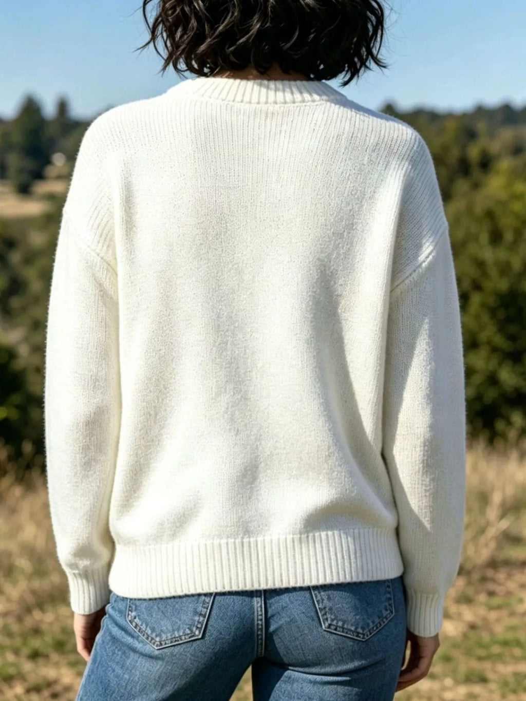 Lobster Graphic Crew Neck Sweater