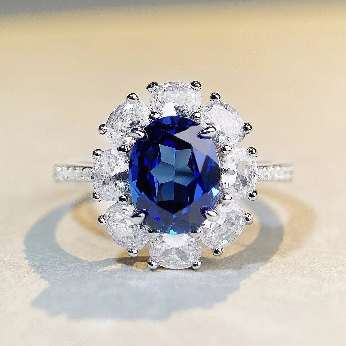 925 Sterling Silver Flower Ring