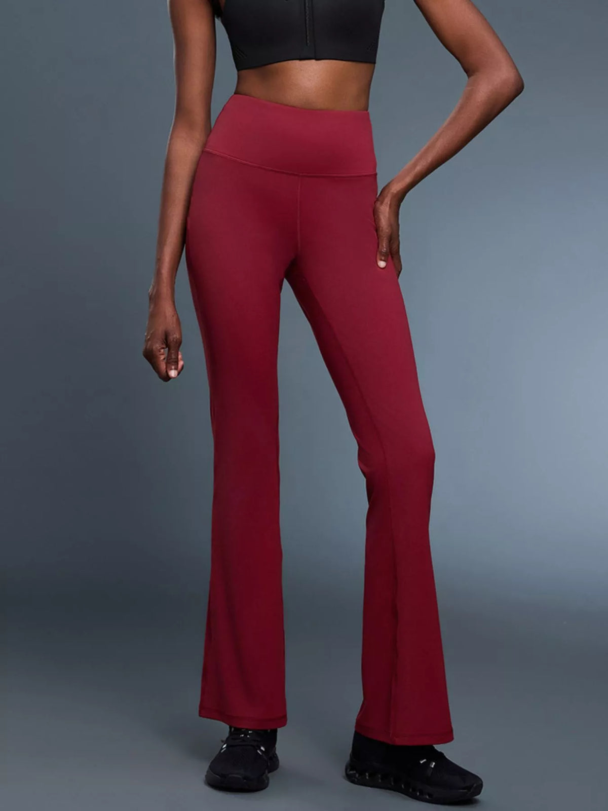 High Waist Flare Active Pants