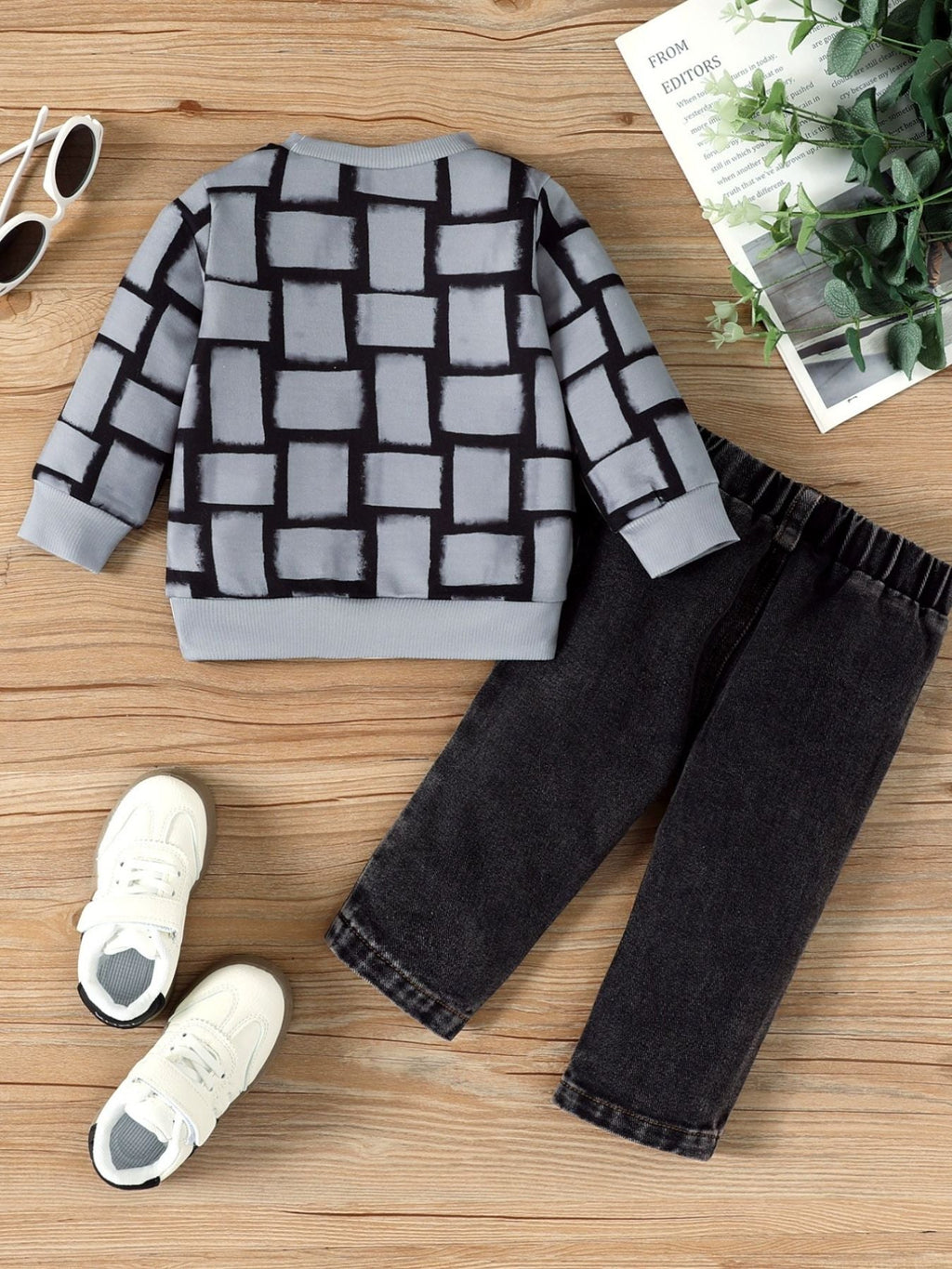 Children's Long Sleeve Top & Jeans Set