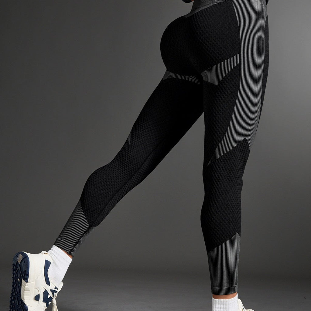 Yoga Cut-To-Size Cross-Border Amazon Tk Fitness Leggings Moisture-Wicking Sportswear Women's Polyester Sports Pants