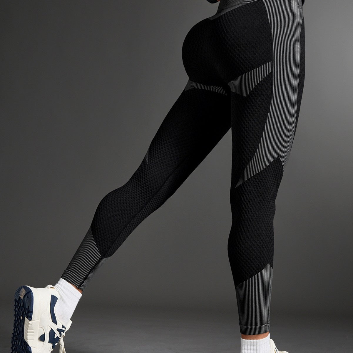 Yoga Cut-To-Size Cross-Border Amazon Tk Fitness Leggings Moisture-Wicking Sportswear Women's Polyester Sports Pants