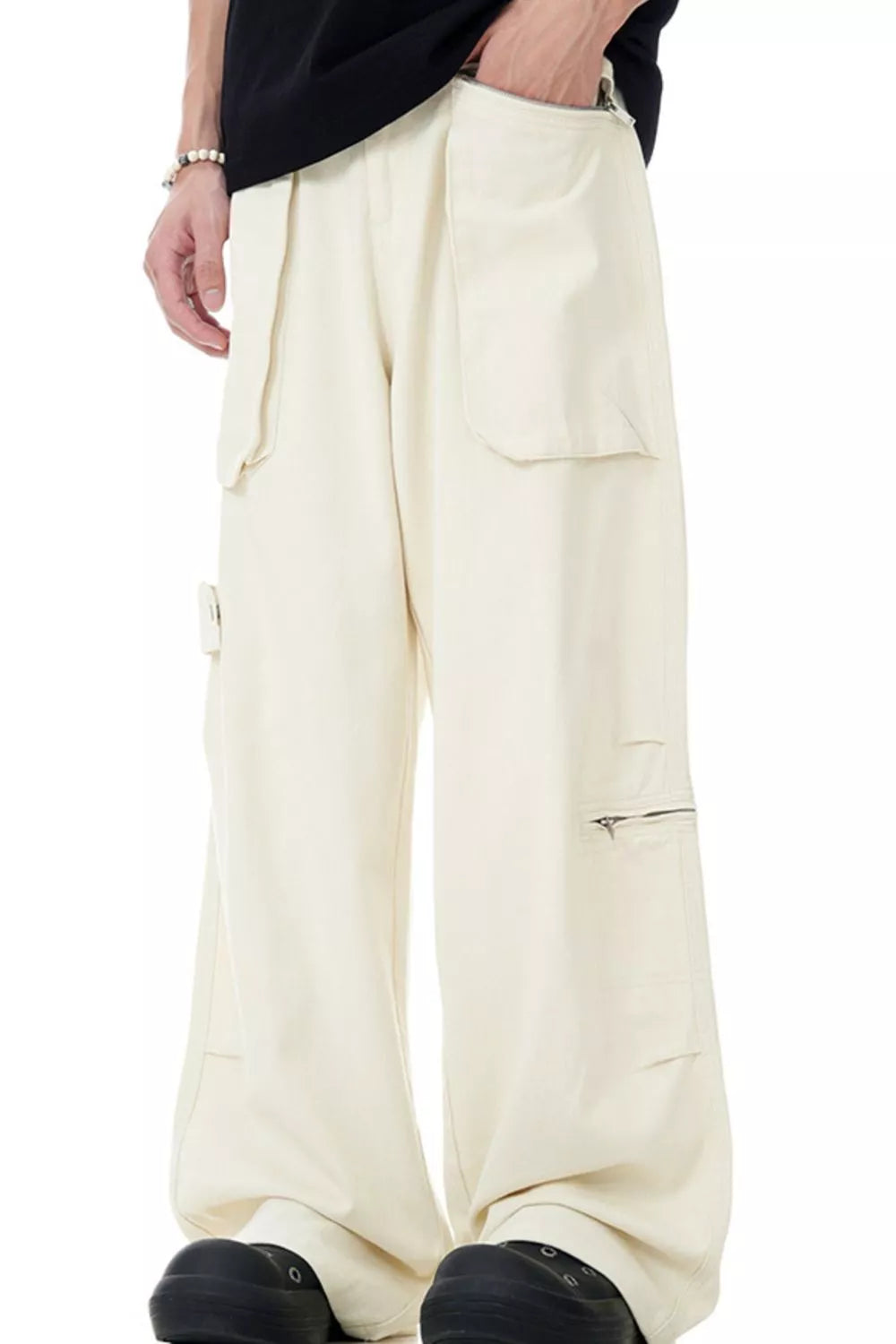 Men's Loose Fit Multi-Pocket Cargo Pants