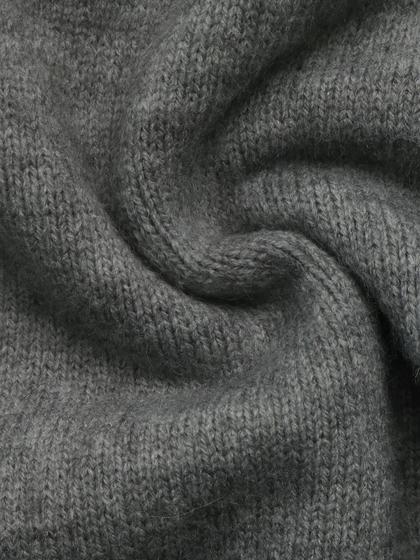 Star-Patterned Dropped Shoulder Sweater