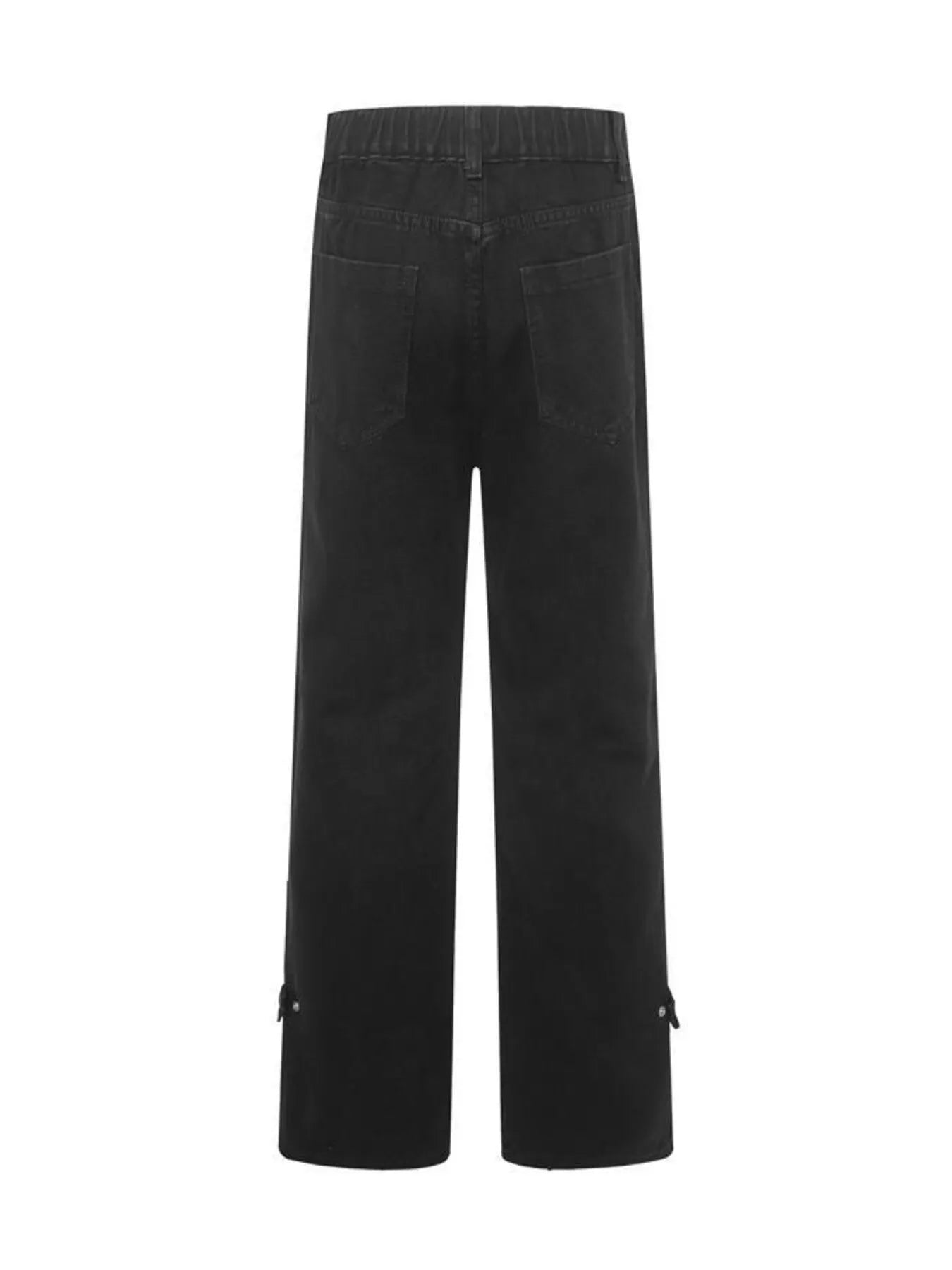 Men's High Waist Wide Leg Jeans