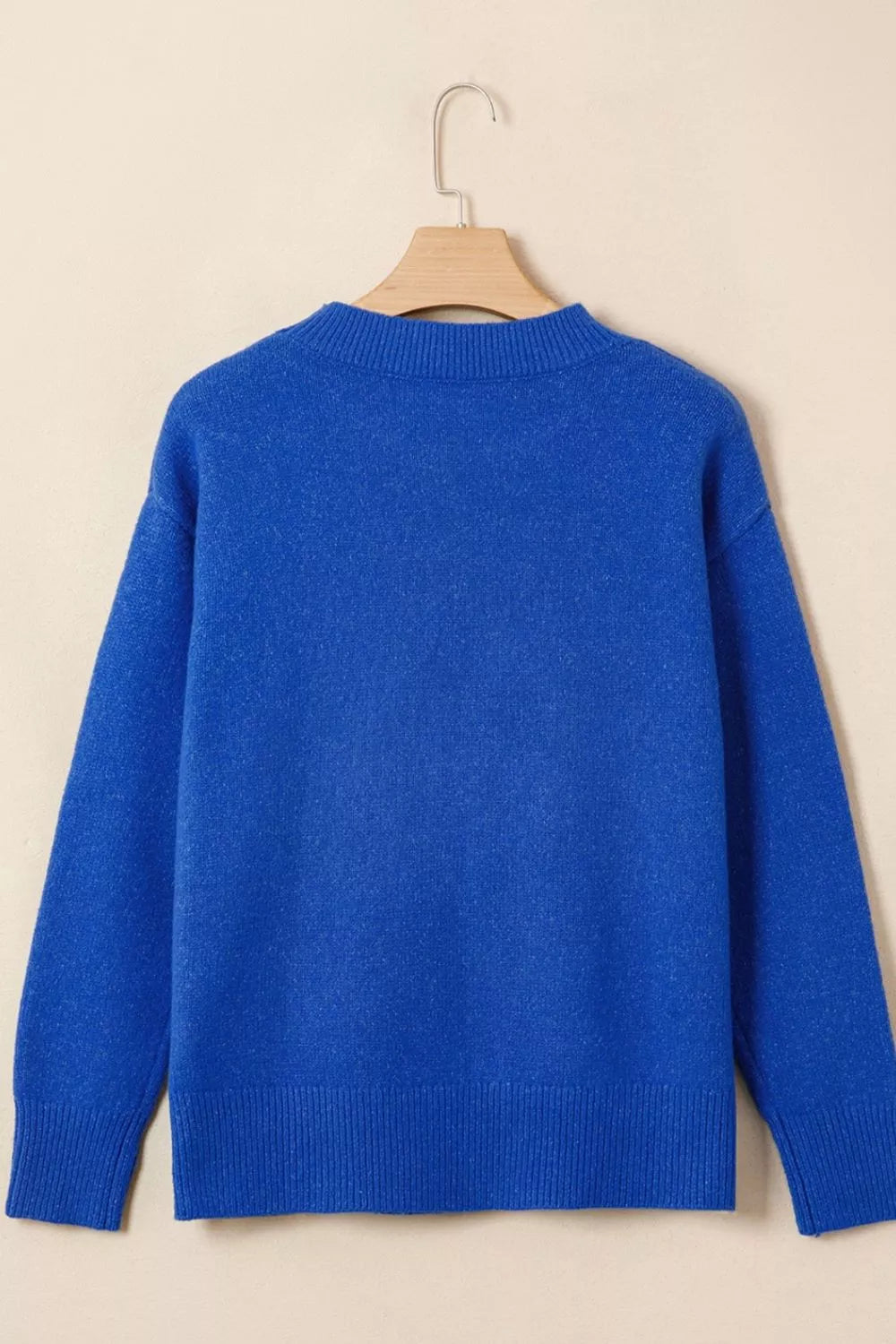 Duck Graphic Drop Shoulder Long Sleeve Sweater