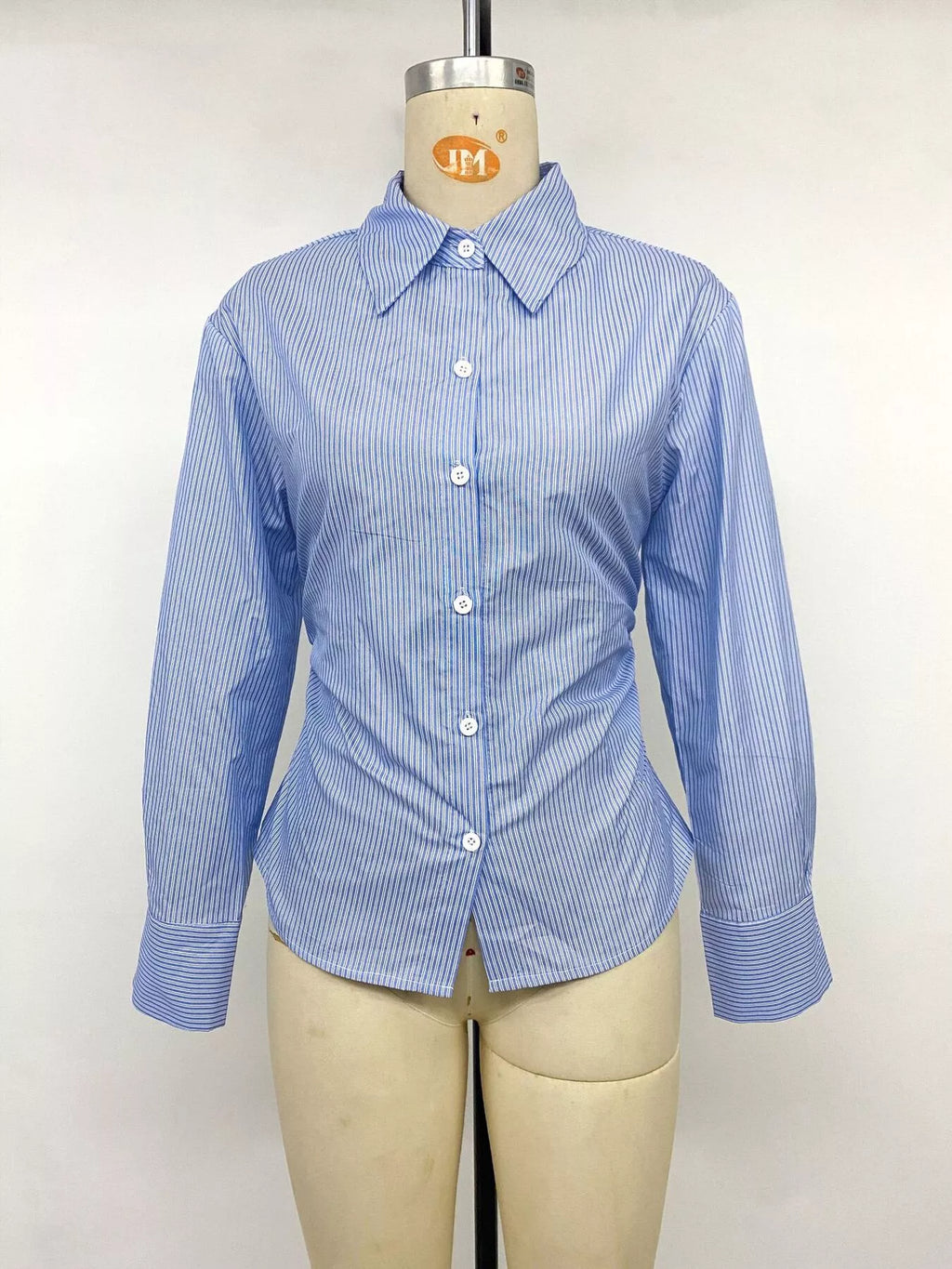 Striped Slim-Fit Button-Down Shirt