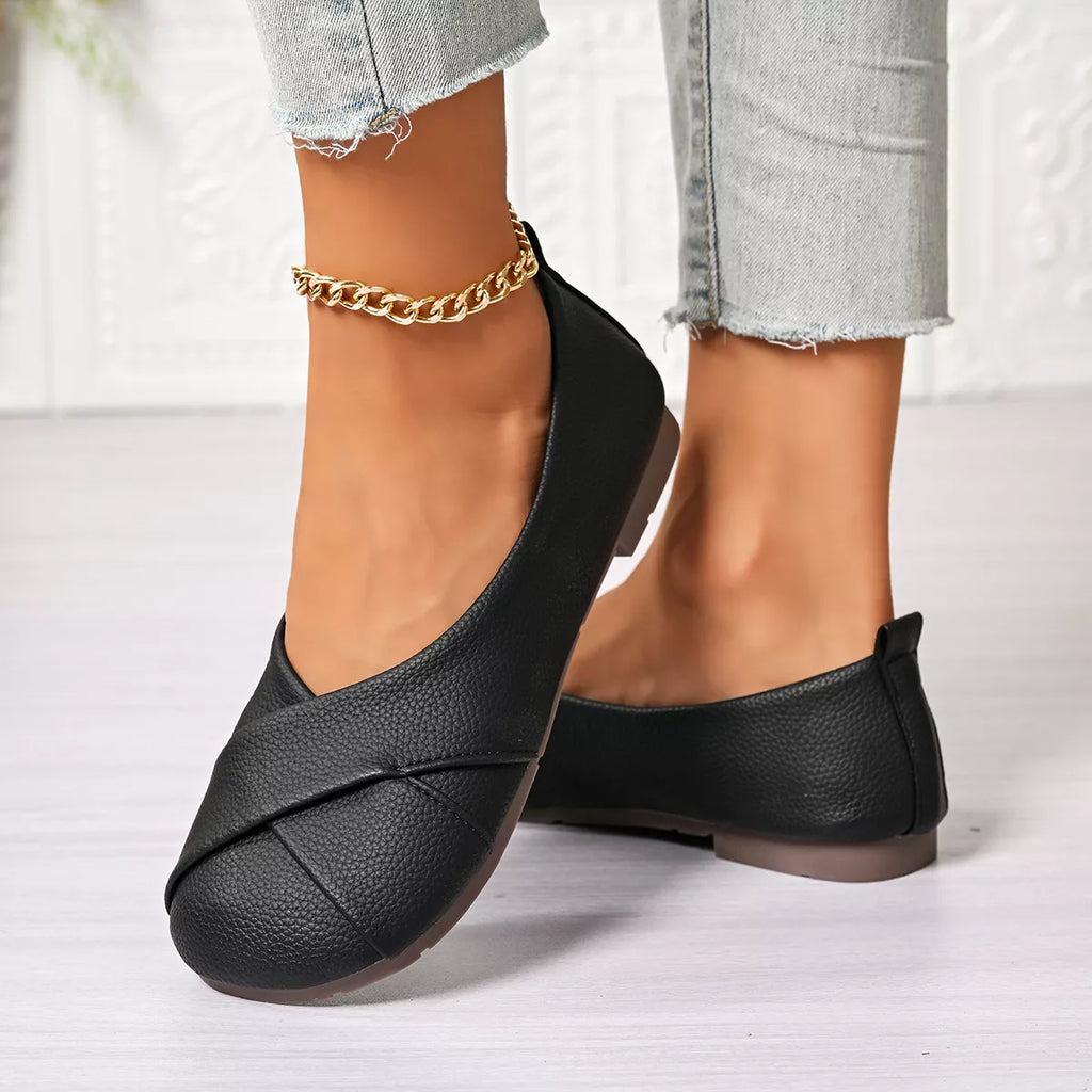 Round Toe Slip-Ons