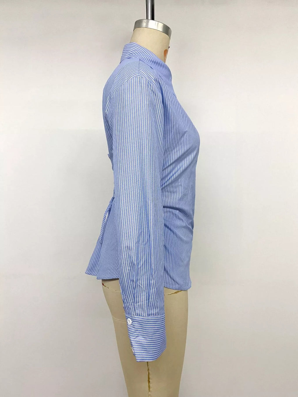 Striped Slim-Fit Button-Down Shirt
