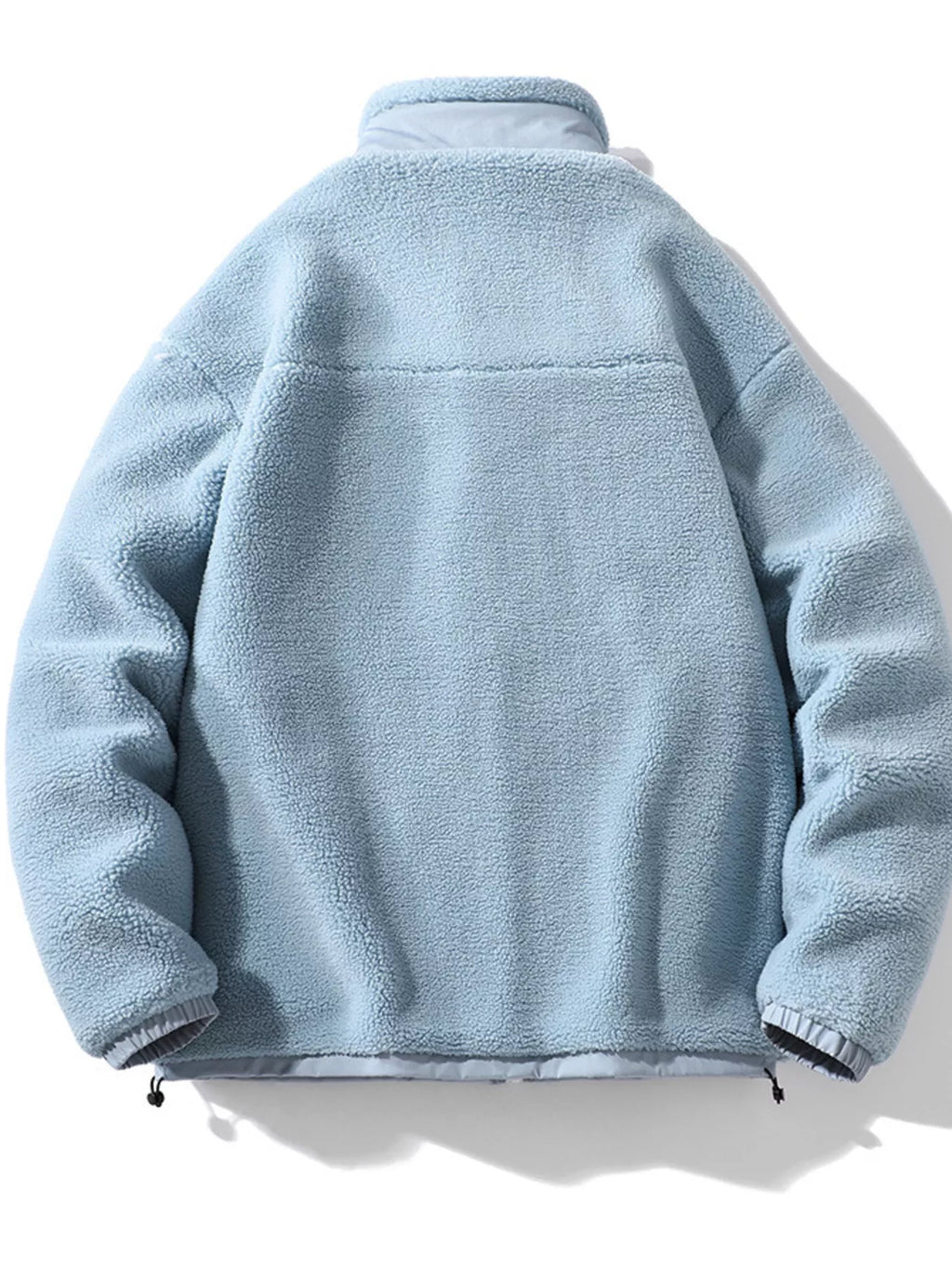 Men's Plus Size Cozy Fleece Full-Zip Jacket