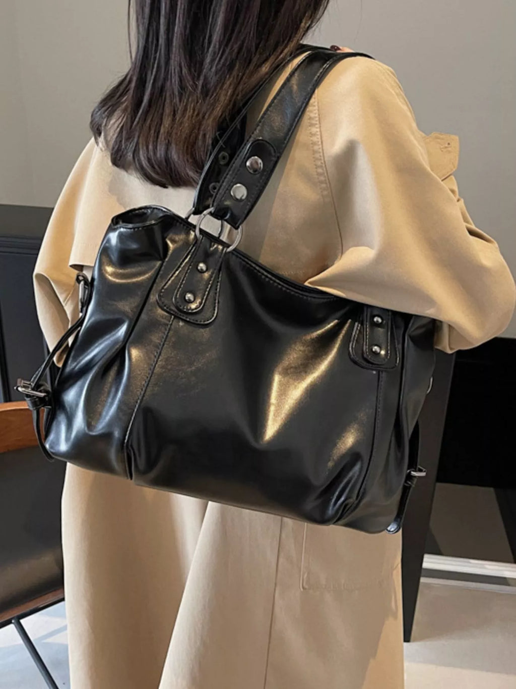 Vintage Style Leather Handbag