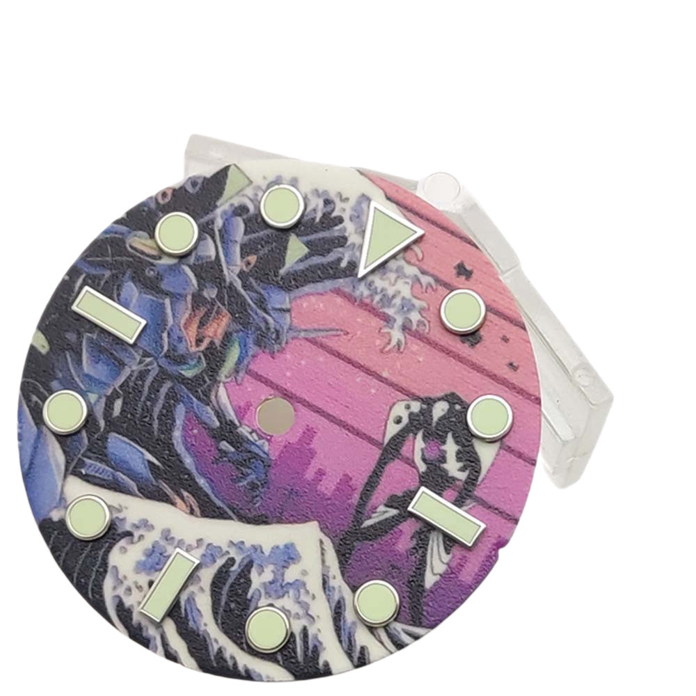 Watch Dial Accessory Japanese Ukiyo-e Style