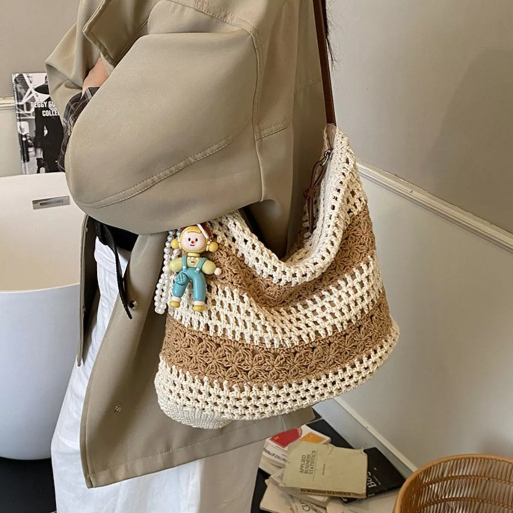 Crochet Knit Shoulder Bag