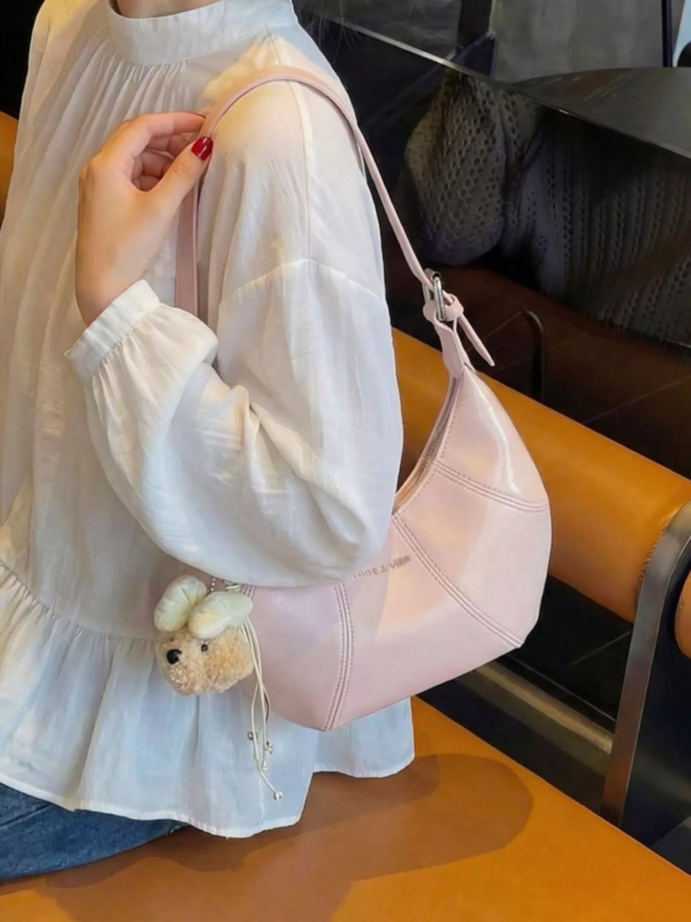 PU Leather Shoulder Bag