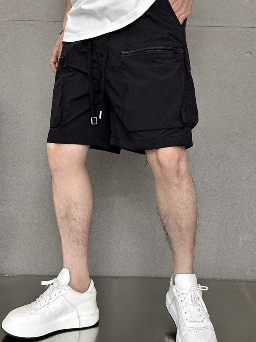 Men's Plus Size Multi-Pocket Relaxed Fit Cargo Shorts
